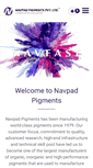 Mobile Screenshot of navpadpigments.com